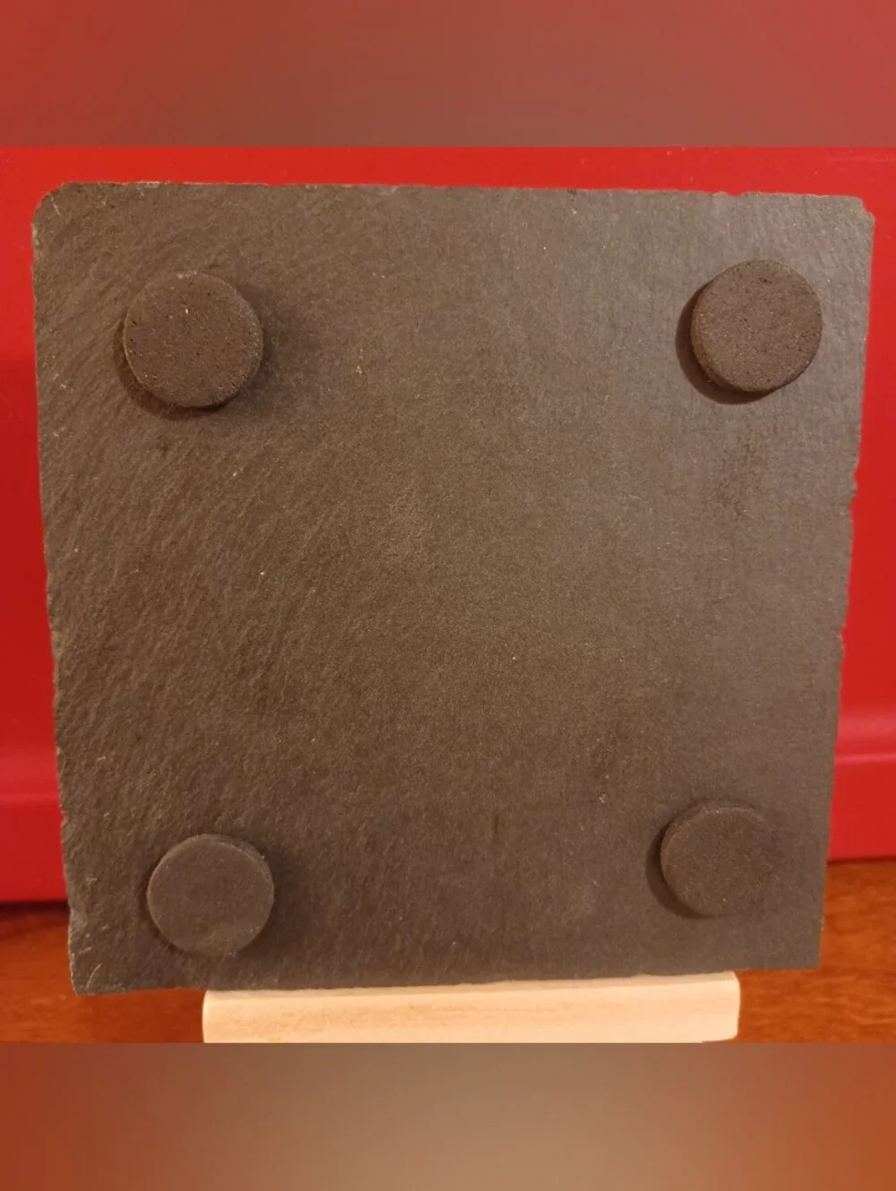 Black and Gray Fish Slate Coaster
